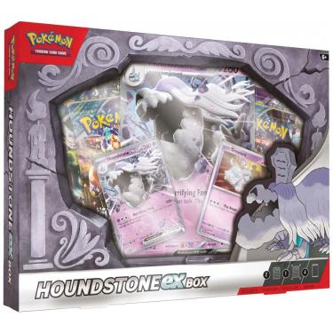 Imagem de Pokémon TCG Houndstone ex Box - 4 Packs Booster, Cartas Promocionais Exclusivas