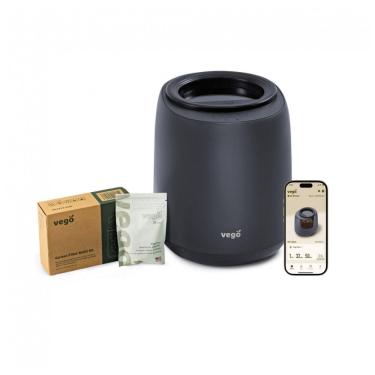Imagem de Composteira Elétrica Vego Kitchen 4L Preto 5 Modos App Peso 120V