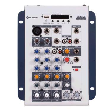 Imagem de Mesa De Som Mixer Sense 402 Com 4 Canais Ll Audio