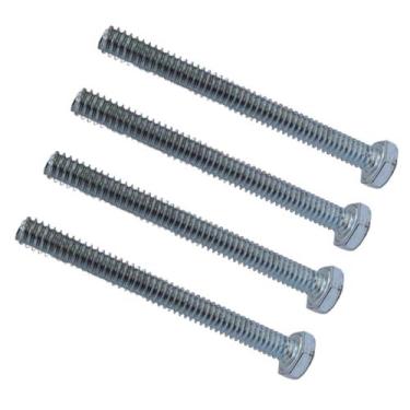 Imagem de Kit 100 Parafuso Sextavado 1/4 X 2.1/2 Zincado Rosca Inteira - MULTI-F