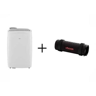 Imagem de Ar Condicionado Portátil LG DUAL InverterVoice 14.000 Frio 127V  + Caixa de Som Bluetooth LG xboom Grab by will.i.am - LP1419IV.GRAB2