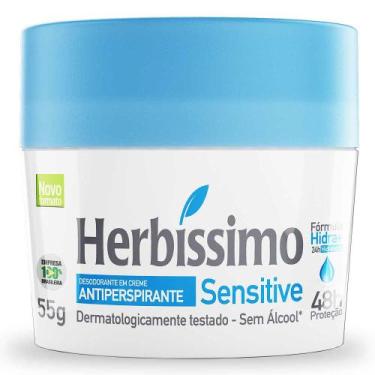 Imagem de Desodorante em Creme Herbíssimo Sensitive Antiperspirante 48h sem Álco