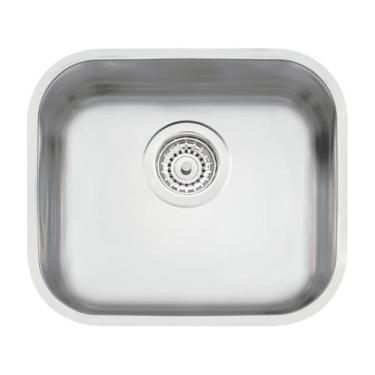 Imagem de Cuba Tramontina Lavínia 40X34 94020102 Inox Acetinado + Sifão