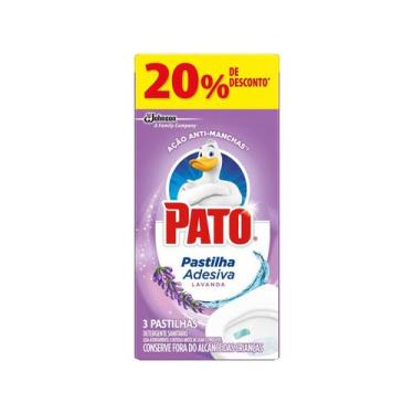 Imagem de Pastilha adesiva pato lavanda com 03 unidades
