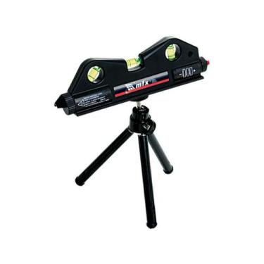 Imagem de Nivelador Laser Esquadro Bolha Horizontal Vertical C/tripé - MTX