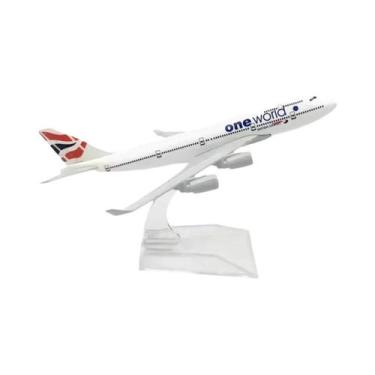 Imagem de Modelo De Avião Em Metal Fundido De 16CM, Brinquedo Colecionável 737 7