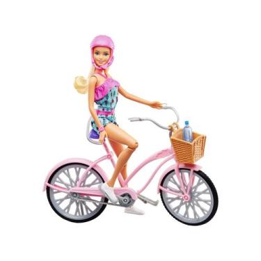 Imagem de Barbie Boneca Com Bicicleta FTV96 - Mattel