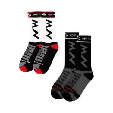 Imagem de Meias Para Treinamento Ao Ar Livre, Corrida, Ciclismo, 2 Pares, Meias 