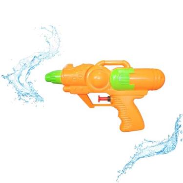 Imagem de Pistolinha de Água Brinquedo Infantil Arminha Water Gun 18cm Diversão 