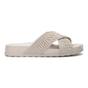 Imagem de Chinelo Melissa Cozy Slide M Lover II Feminino, 36, Bege
