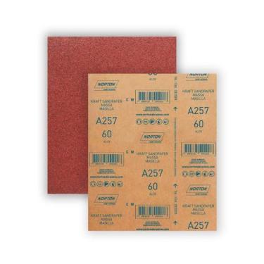 Imagem de Lixa para Massa 60 Grão 60 Ideal para Preparar Superfícies para Pintura Pacote com 50 P...