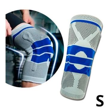 Imagem de Joelheira de Compressão Ortopédica Esportiva OEM Crossfit Academia Tricô 3D