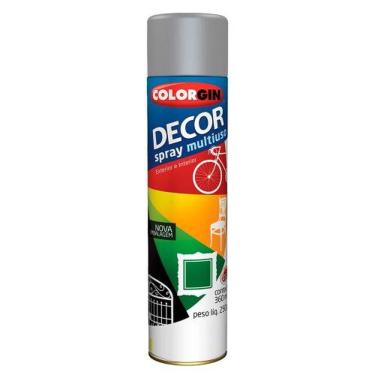 Imagem de Spray Primer Cinza Multiuso 360ml - Colorgin - Resistente Intempéries - Uso Interno E E...