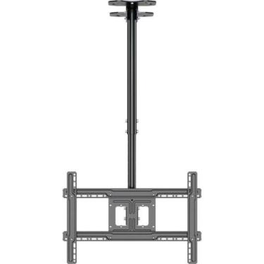 Imagem de Suporte de Teto para TV Multivisão SKY-3280 com Giro, Inclinação e Ajuste de Nível para Telas 32-80 VESA 600x400 Preto