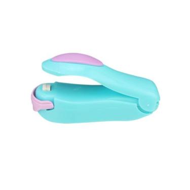 Imagem de Mini Seladora para Plástico Practical Life Verde Tpc para Selar Embalagens em ABS e Aço Inoxidável com Ímã para Uso