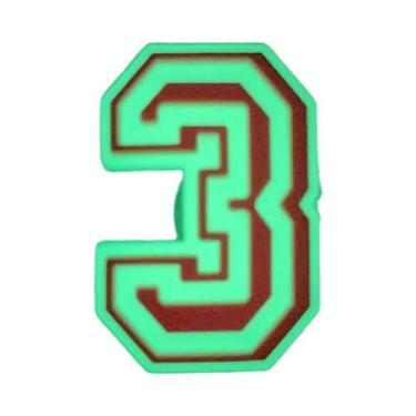 Imagem de Pingentes De Letras Do Alfabeto Que Brilham No Escuro Para Sandálias C