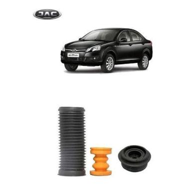 Imagem de Kit Batente Suspensão Traseira Jac J3 Turin 2011 2012 2013 - QualyKits