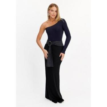 Imagem de Saia Midi com Brilhos e Argola-Feminino