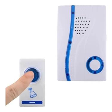 Imagem de Campainha Sem Fio 32 Toques / Led Wireless Bivolt 100M - Genérica