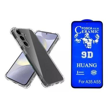 Imagem de Capinha Anti Impactos + Película Fosca Privacidade Para Samsung Galaxy