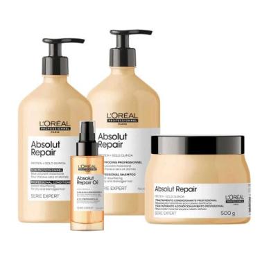 Imagem de Kit L'Oréal Professionnel Absolut Repair Completo 4 Itens - LOREAL