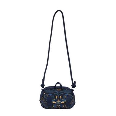 Imagem de Bolsa Farm Chuchu Lenço Magia Transversal Estampa Original - Azul - Ún
