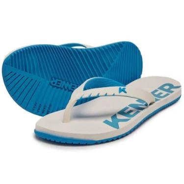 Imagem de Sandalia/chinelo kenner original red colors branco/azul, 44/45