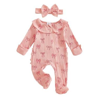 Imagem de Macacão Clothes Citgeett Baby Girl com zíper de 3 a 6 meses