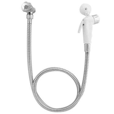 Imagem de Ducha Higiênica Higiban Pop com Registro e Gatilho Branco