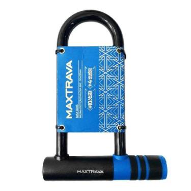 Imagem de Cadeado U-Lock Maxtrava 145x210mm Aço Reforçado Alta Segurança Bike Mo