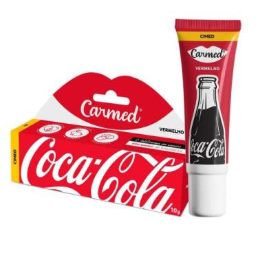 Imagem de Hidratante Labial Carmed Coca Cola Vermelho 10g - Cimed
