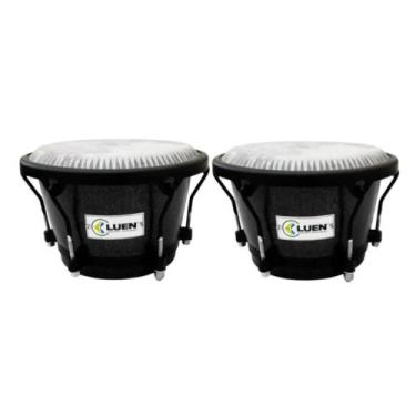 Imagem de Par de Conga Compacta Slim 10" 1/2 / 11" 1/2 Sparkle Preto - 51007PT -