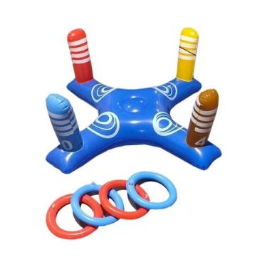 Imagem de Aro De Basquete Inflável Para Água, Brinquedo Interativo Para Natação 