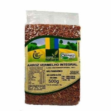 Imagem de Kit 2X: Arroz Vermelho Integral Orgânico Coopernatural 500g