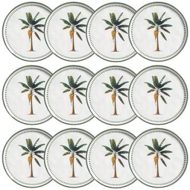Imagem de Conjunto 12 Pratos Para Sobremesa Bio Bananê 21,5cm Mesa Pos - Porto B