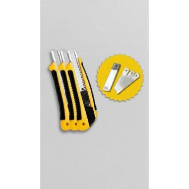 Imagem de Kit 3 Estiletes Profissionais 18mm com Lâminas - Congratulations Store