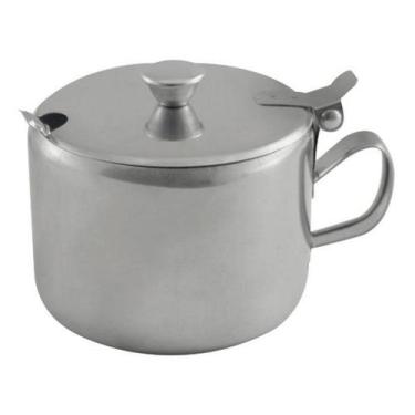Imagem de Açucareiro com pá inox 270G - WESTERN - Kit com 2 unidades