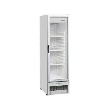 Imagem de Expositor Vertical VB28RB Slim 326 Litros Metalfrio, Branco, 110V