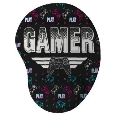Imagem de Mouse pad Ergonômico Gamer Play Oficial Geek Vip - Geek Vip , Preto