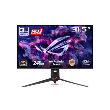 Imagem de Monitor Gamer ASUS ROG Swift 32" 4K QD-OLED, 240Hz, 0,03ms, G-SYNC, 99% DCI-P3, USB-C 90W, DisplayPort 2.1