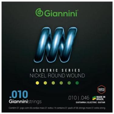 Imagem de Encordoamento giannini guitarra geegst.10 niquel 0.010