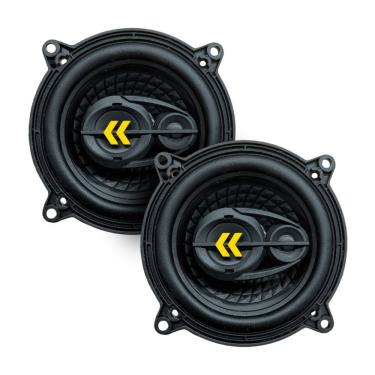 Imagem de Alto Falante Triaxial Revo5 Par Compatível com Diversos Veículos 70W RMS e 4 Ohms com Suspensão de Borracha e Bobina