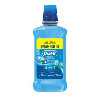 Imagem de Enxaguante Bucal Oral-B Complete Sem Álcool Menta Leve 500ml Pague 300