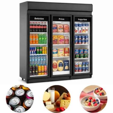 Imagem de Refrigerador Expositor ACFM 1220 Auto Serviço Bebidas Frios Iogurtes 1