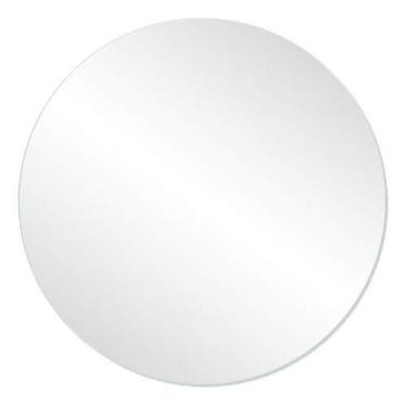 Imagem de Espelho Multiuso Lapidado Fita Dupla Face 3M 60 cm Redondo Sem Moldura