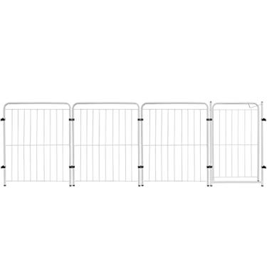 Imagem de Utility Cercado Para Cachorro Caes 3 Módulos Cor:Branco