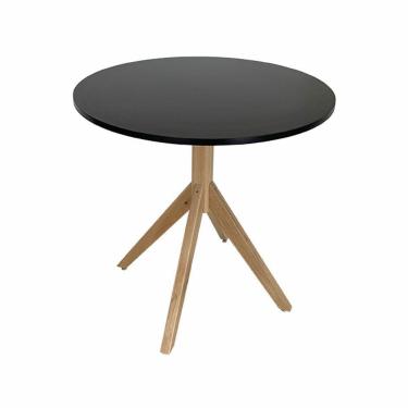 Imagem de Mesa de Jantar Redonda Verona Preta Ref. 030 80P VivaLigna