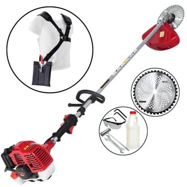 Imagem de Roçadeira Lateral Premium Kawashima KW3300T 12000 Rpm 32.6cc Com Lâmina de Vídia Ideal Para Cortes Rápidos e Precisos