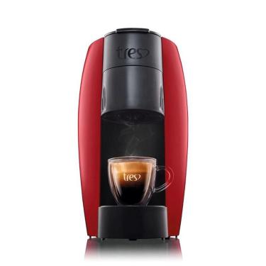 Imagem de cafeteira espresso tres, lov, vermelha 220v 3 coraoces