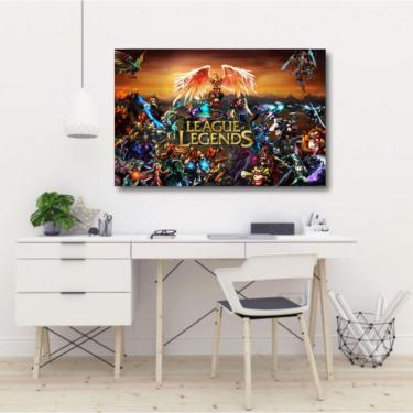 Imagem de Quadro decorativo League of Legends - Tela em Tecido